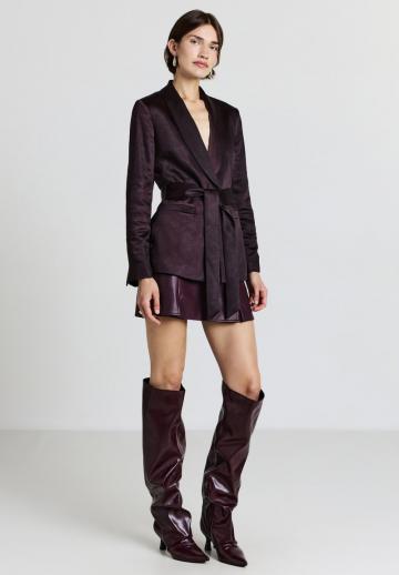 Кожаная юбка