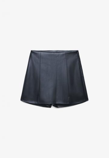 Кожаная юбка