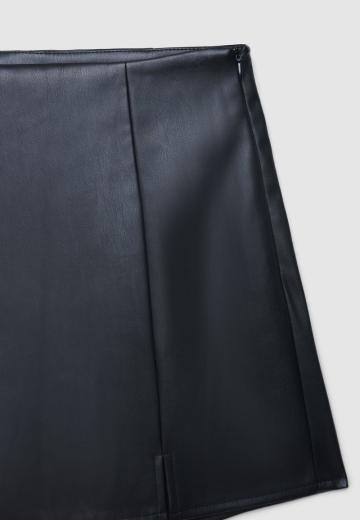 Кожаная юбка