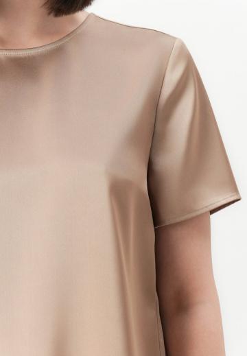 Атласная блузка