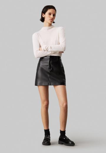 Кожаная юбка