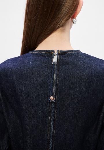 Джинсовое платье