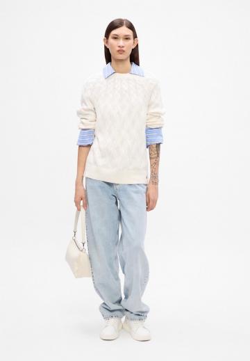 Длинный пуловер