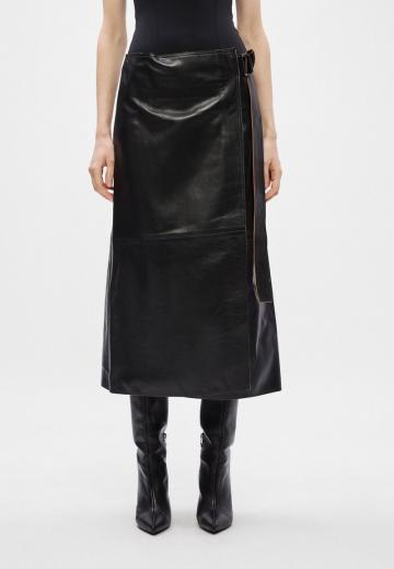 Кожаная юбка