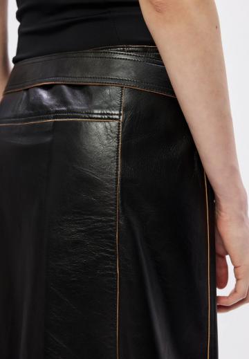Кожаная юбка