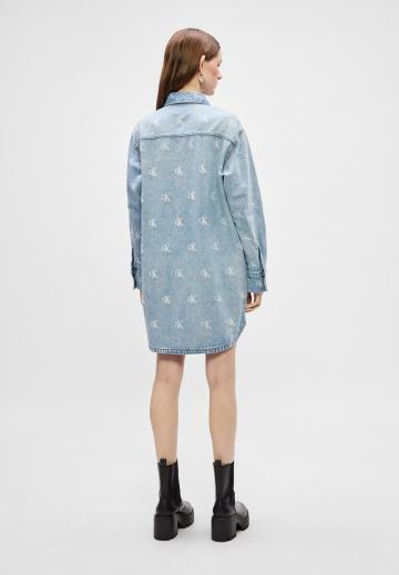 Джинсовое платье