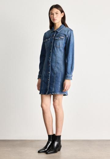 Джинсовое платье