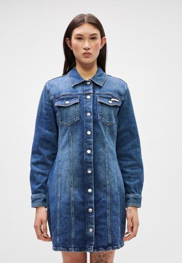 Джинсовое платье