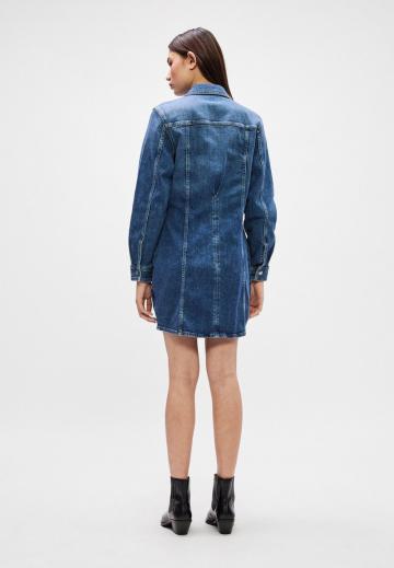 Джинсовое платье