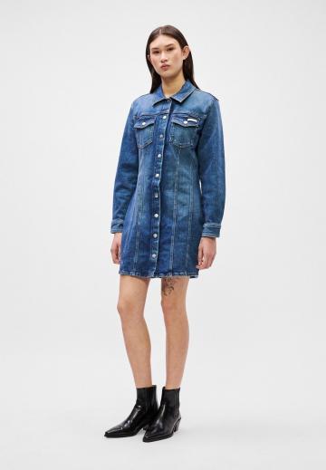 Джинсовое платье