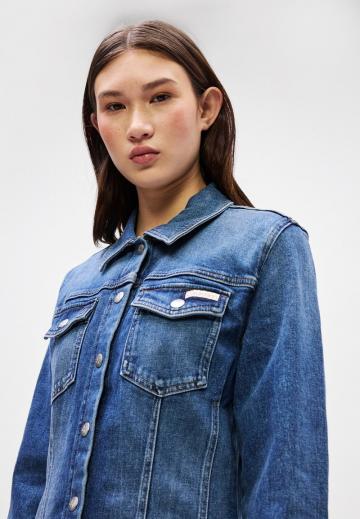 Джинсовое платье