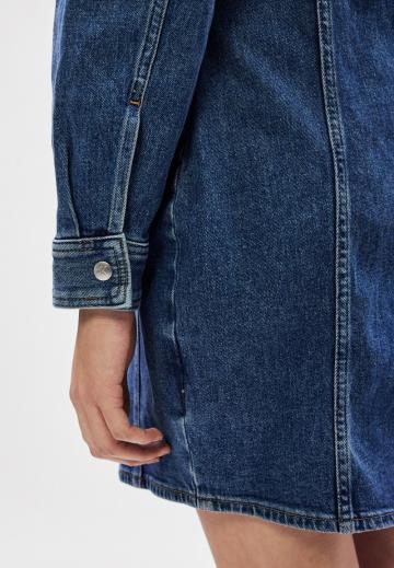 Джинсовое платье