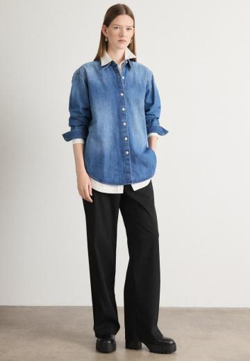 Джинсовая блузка