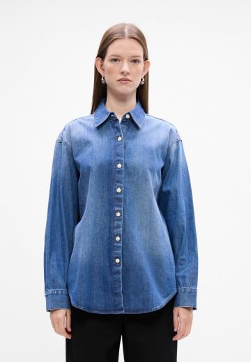 Джинсовая блузка