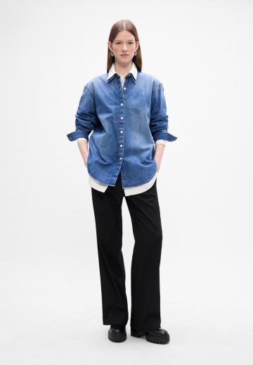 Джинсовая блузка