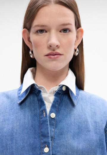 Джинсовая блузка