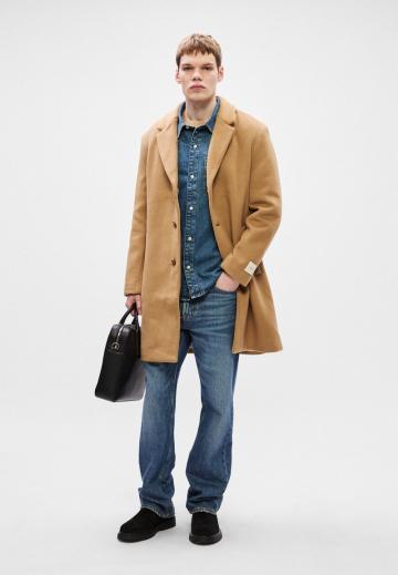 Шерстяное пальто