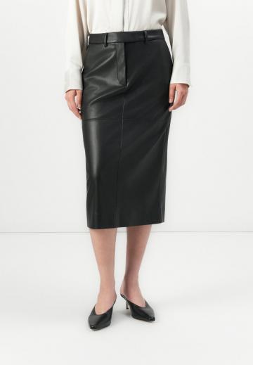 Кожаная юбка