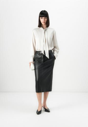 Кожаная юбка