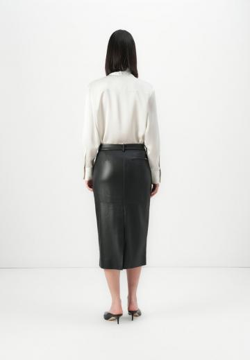 Кожаная юбка
