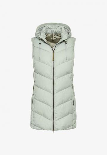 Длинный жилет