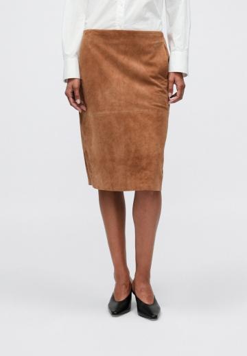 Кожаная юбка