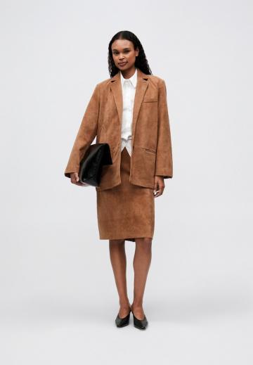 Кожаная юбка