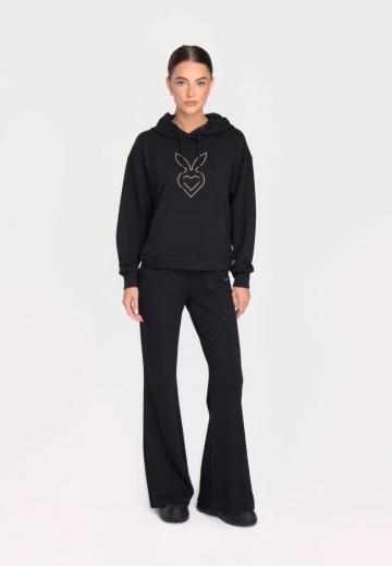 Пуловер с капюшоном