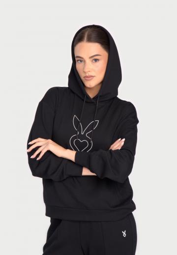 Пуловер с капюшоном