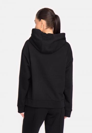 Пуловер с капюшоном