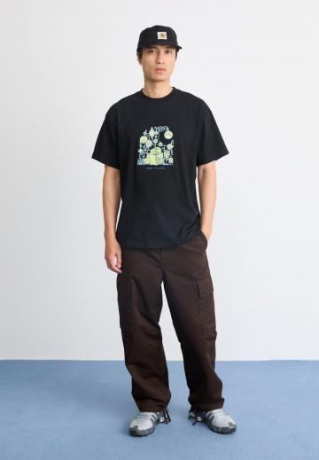 Брюки с накладными карманами