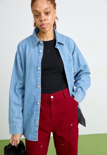 Джинсовая блузка