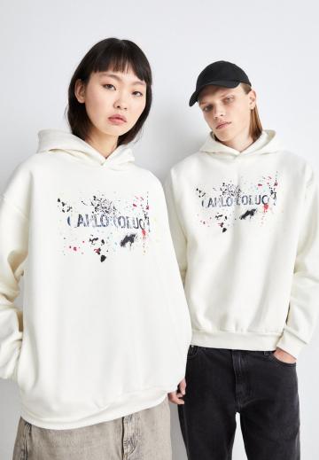 Пуловер с капюшоном