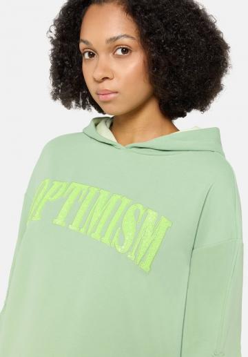 Пуловер с капюшоном