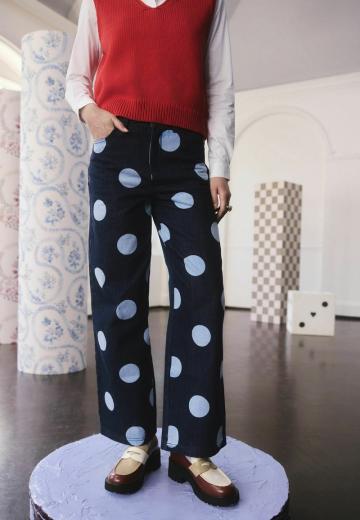 Свободные джинсы