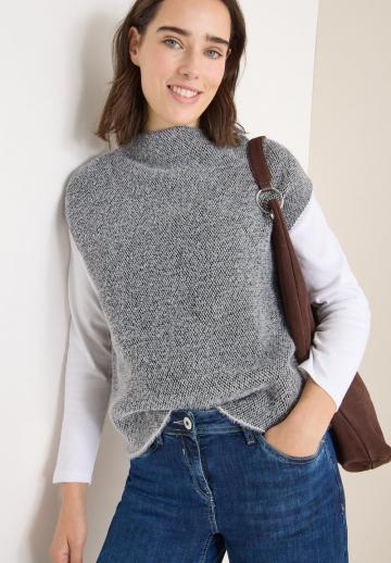 Пуловер с коротким рукавом