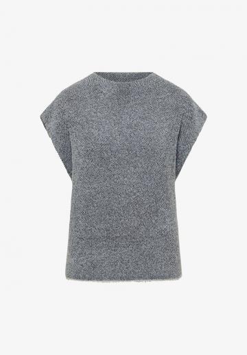 Пуловер с коротким рукавом