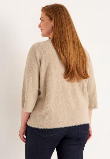 Пуловер с рукавом три четверти