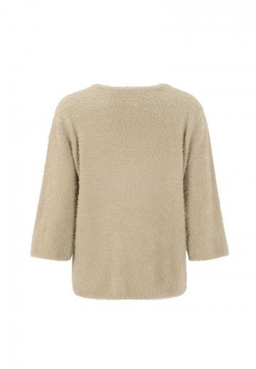 Пуловер с рукавом три четверти