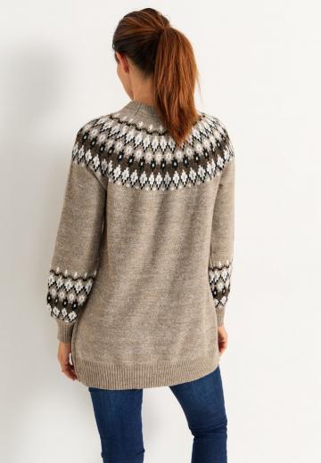 Длинный пуловер