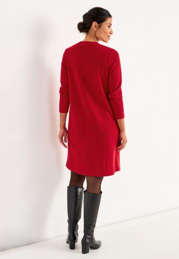 Вязаное платье