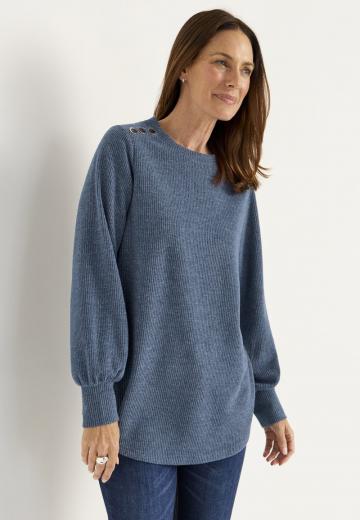 Длинный пуловер