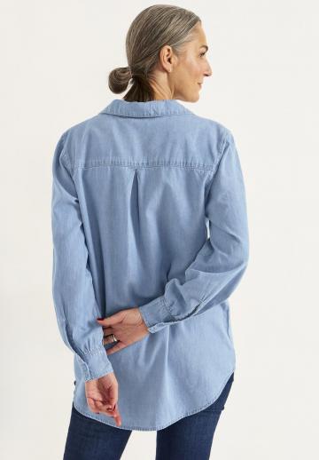 Длинная блузка