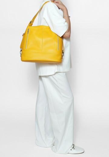 Кожаный рюкзак