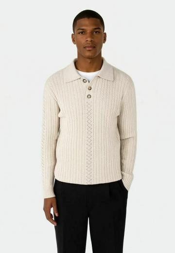 Поло с длинным рукавом