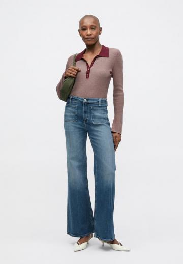 Клешеные джинсы