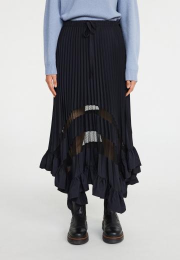 Юбка с воланами