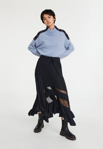 Юбка с воланами