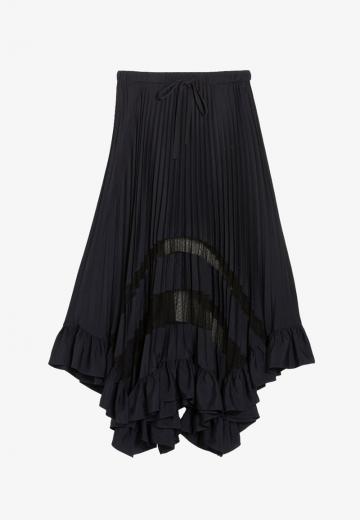 Юбка с воланами