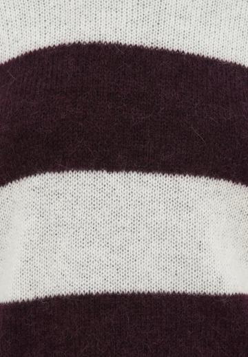 Пуловер в полоску